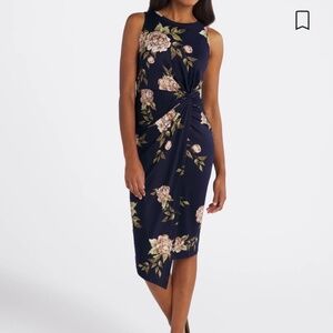 Nine Britton Knit Fitted Midi Dress